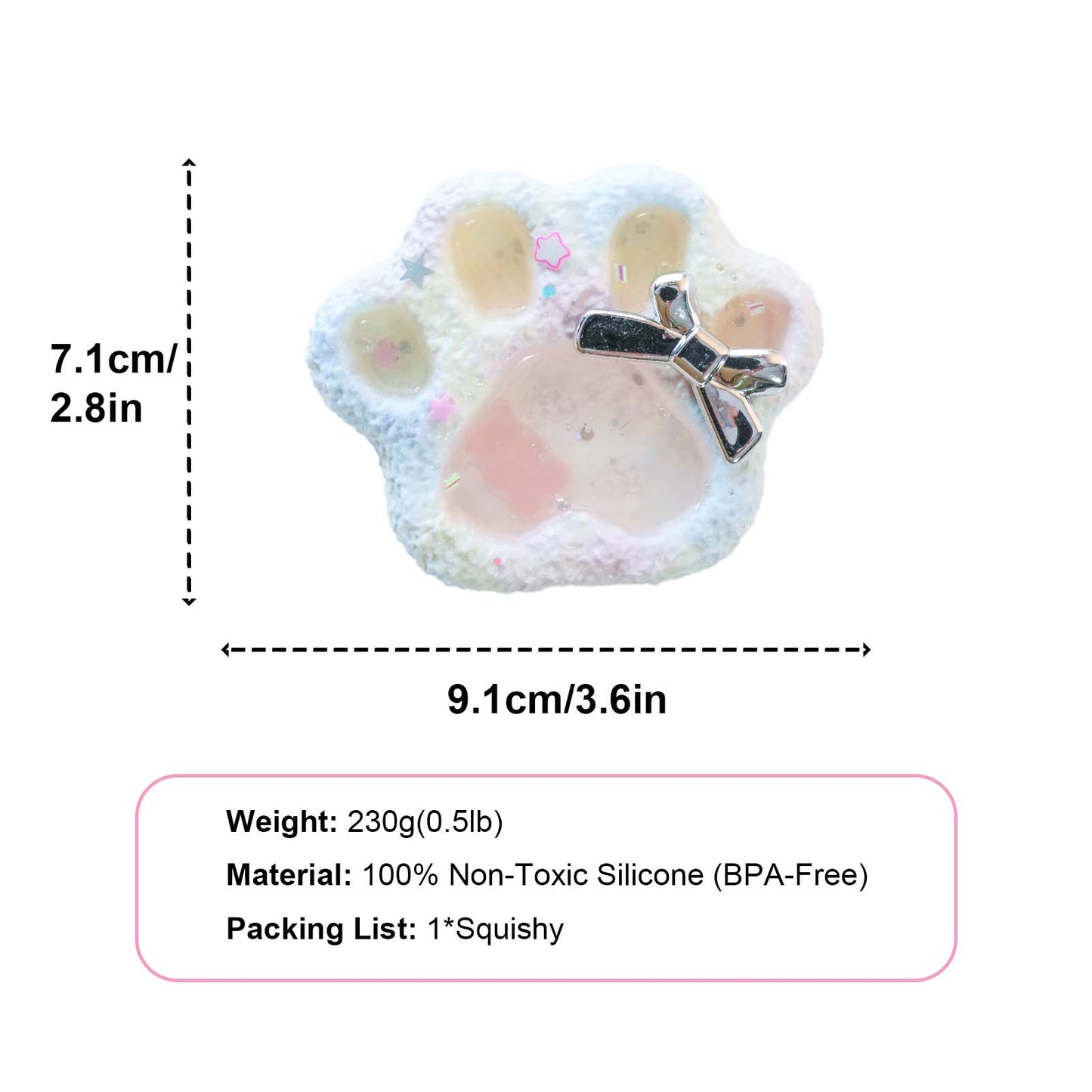 Mini Paw Taba Squishy