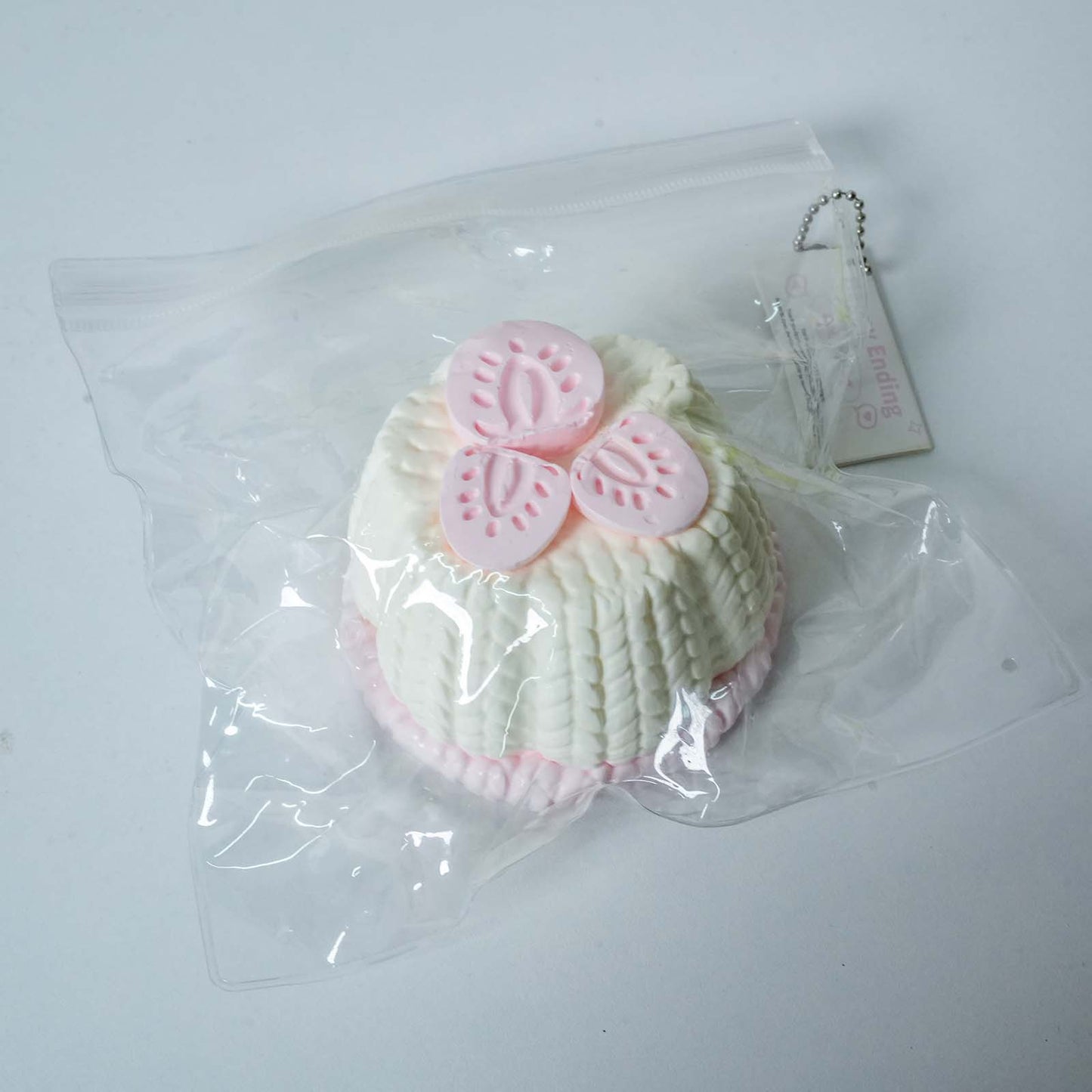 Strawberry Pudding Taba Squishy