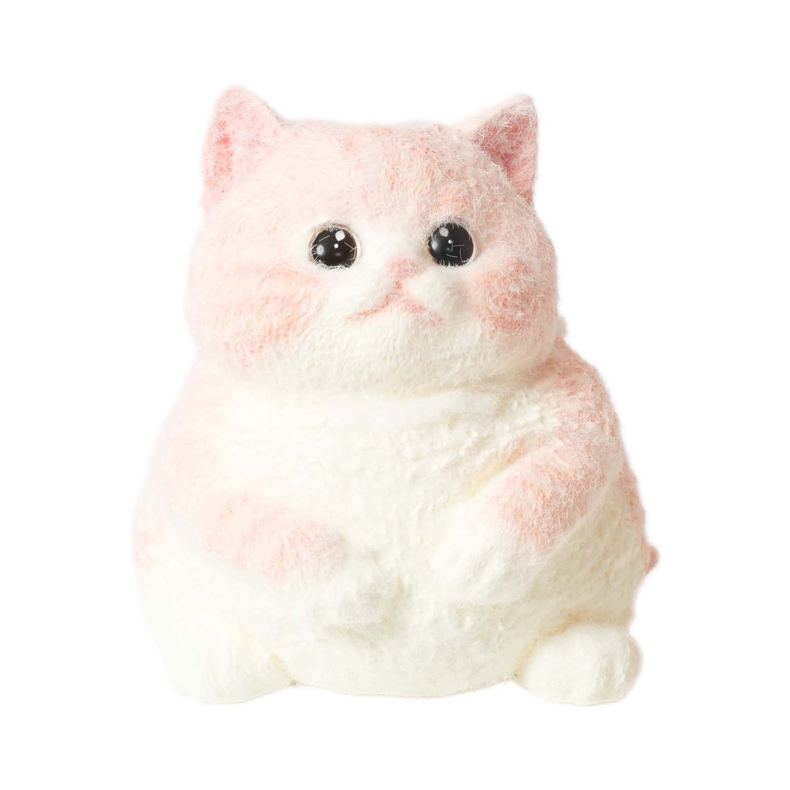 Giant Creamy Pink Cat Taba Squishy