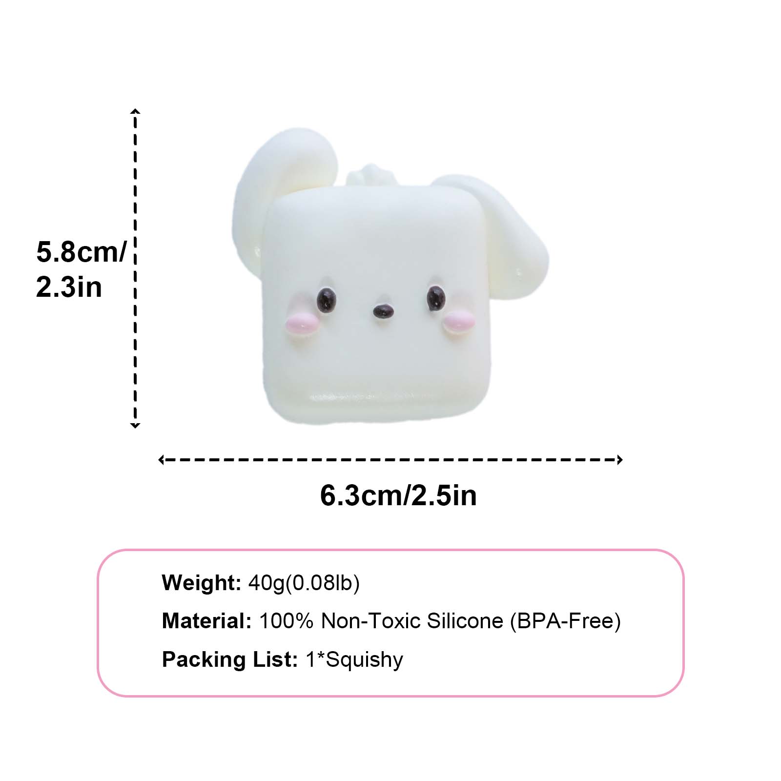 Chacha bun Taba Squishy