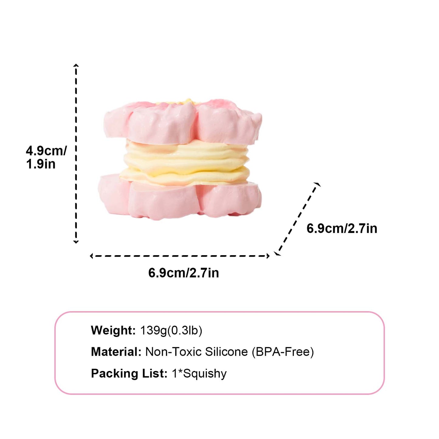 Sakura biscuits Taba Squishy