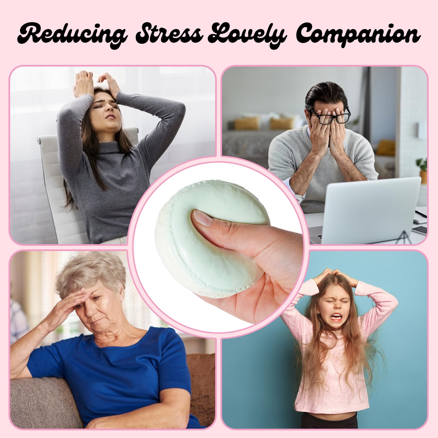 Mint Macaron Taba Squishy