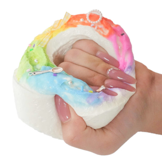 Rainbow Donuts Taba Squishy