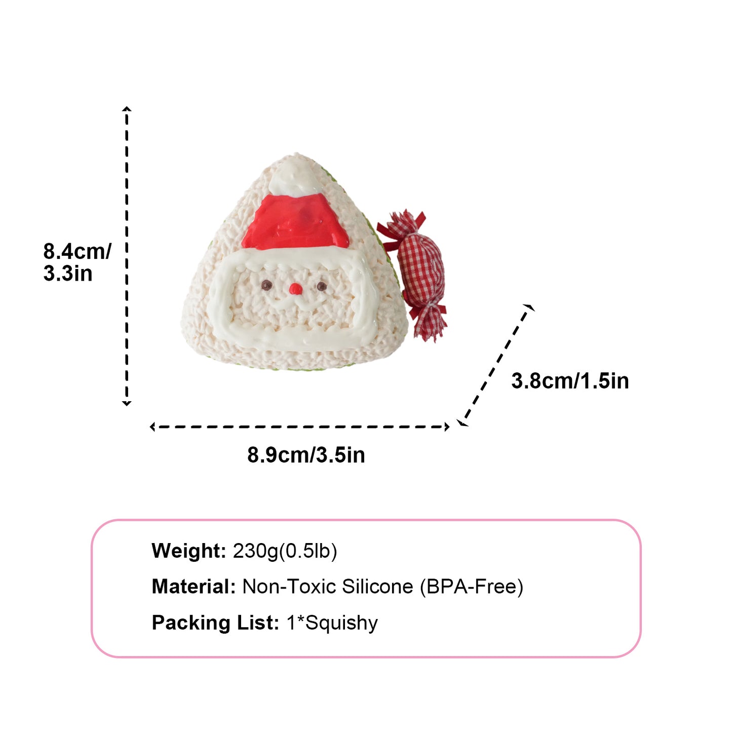 Santa Rice Ball Taba Squishy