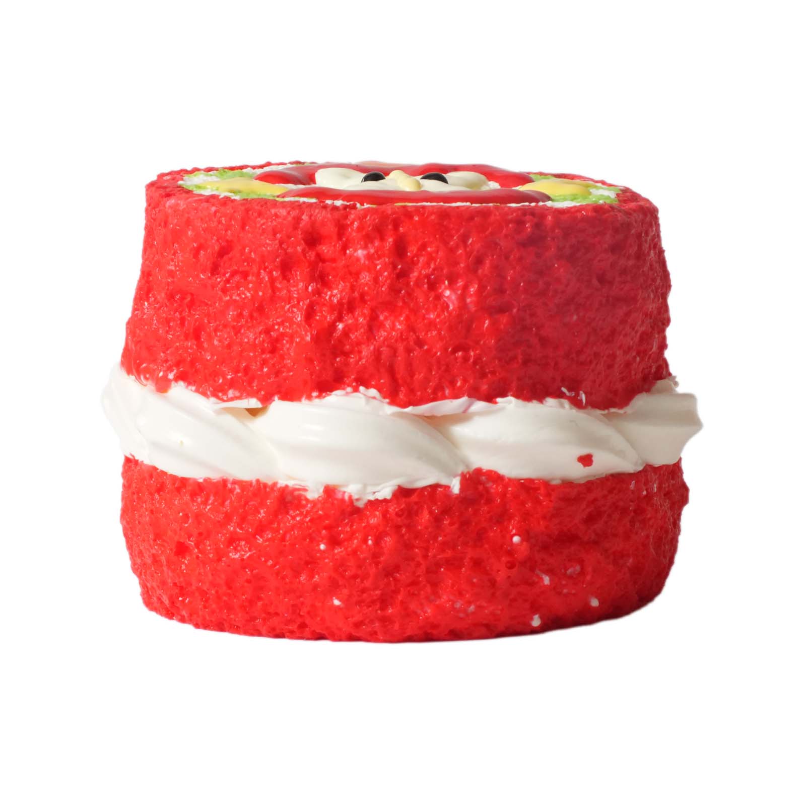 Round Apple Toast Taba Squishy