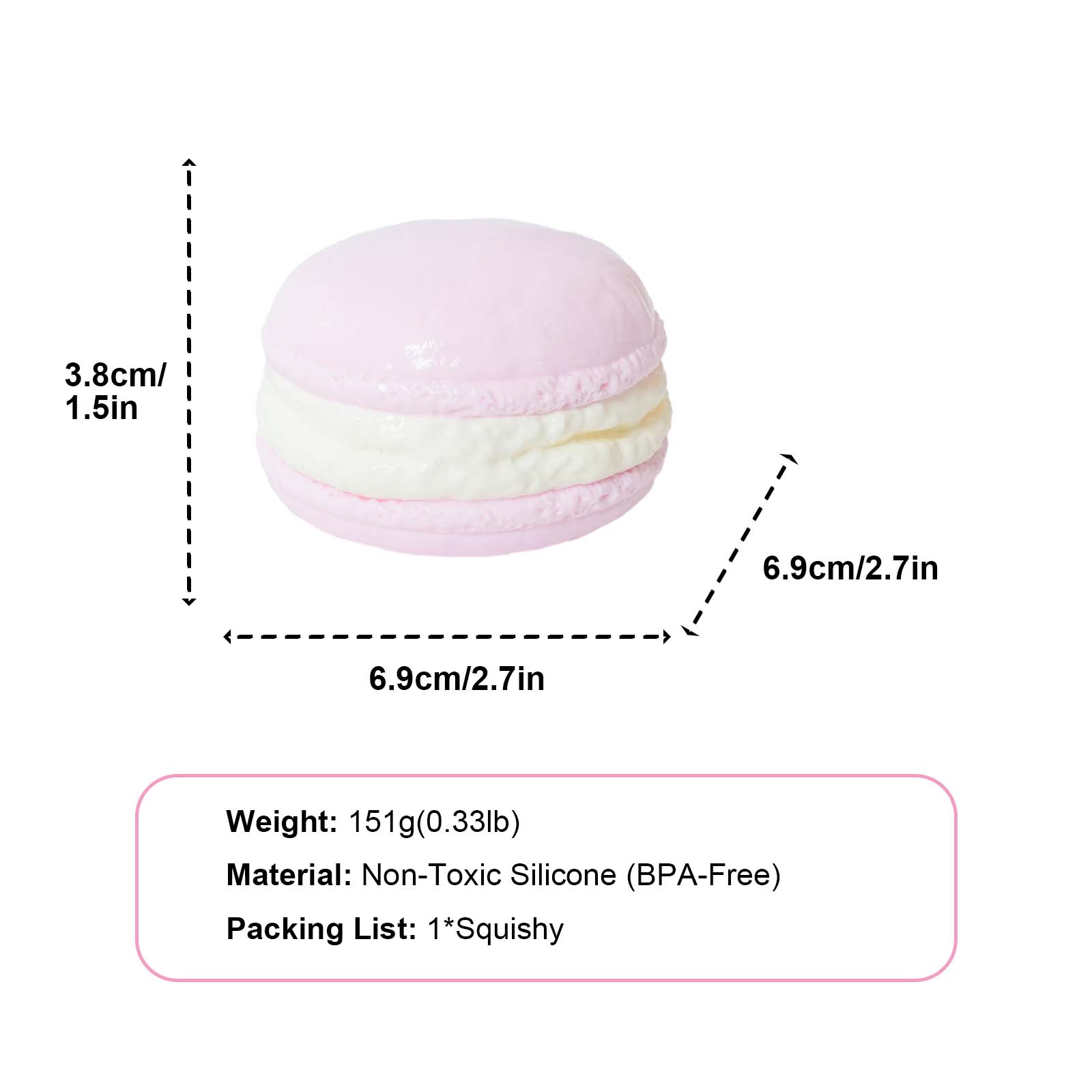 Macaron Cookie Taba Squishy