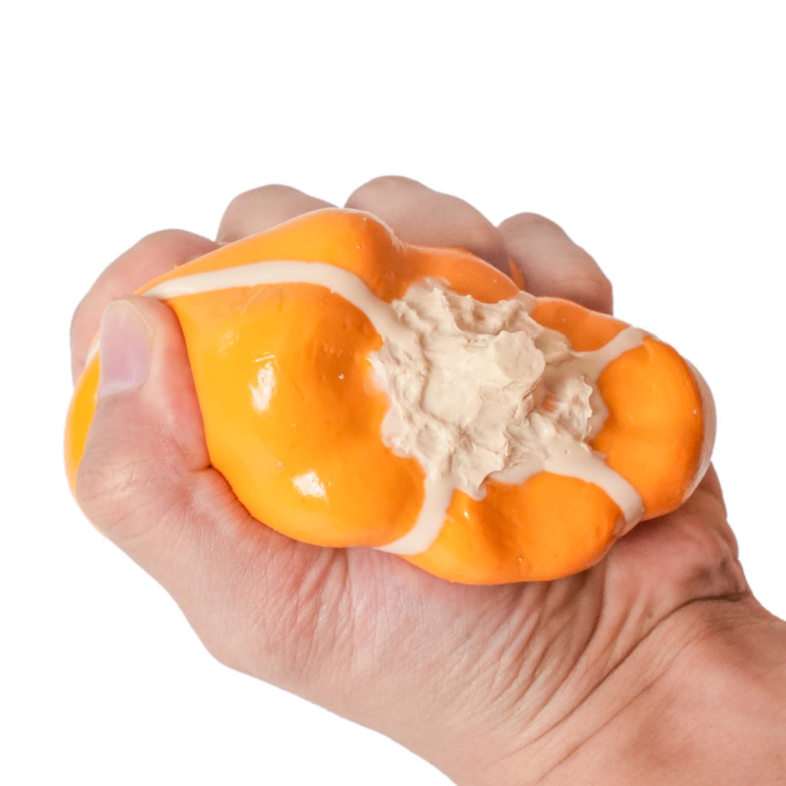 Orange/Yellow Pumpkin Taba Squishy