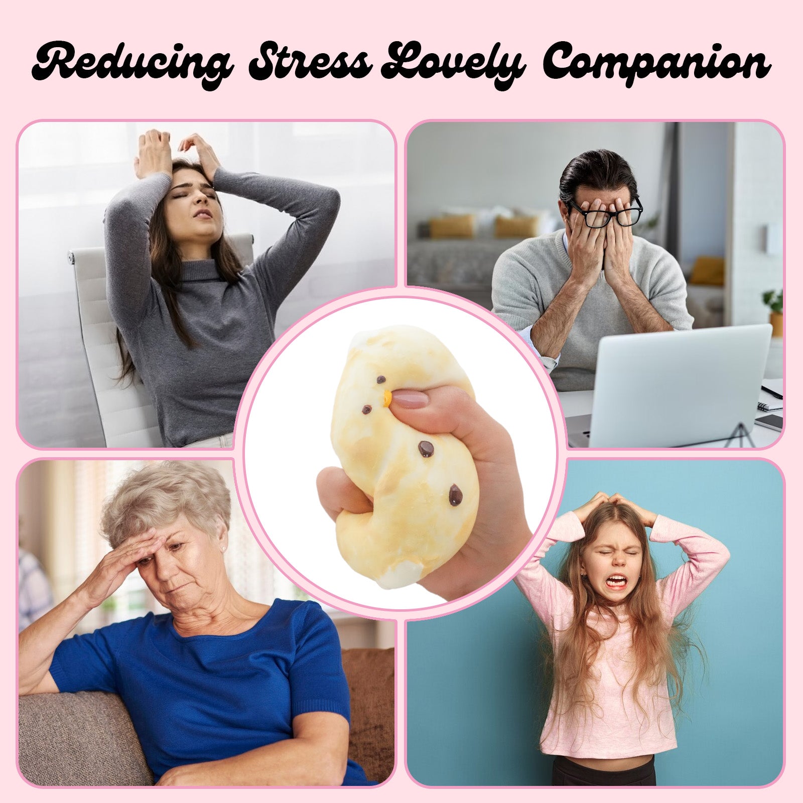 Marshmallow snowman Taba Squishy