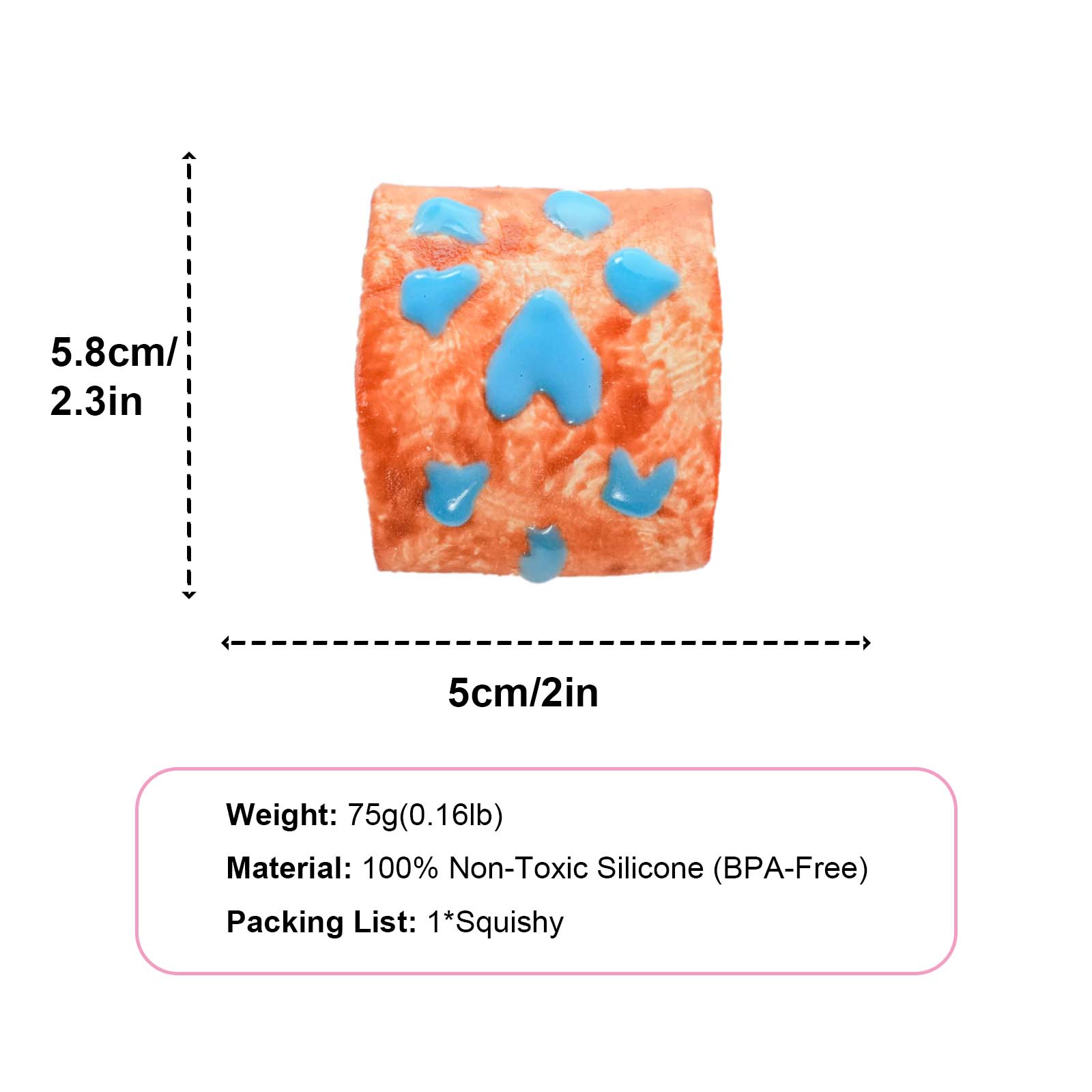 Blue Marshmallows Taba Squishy