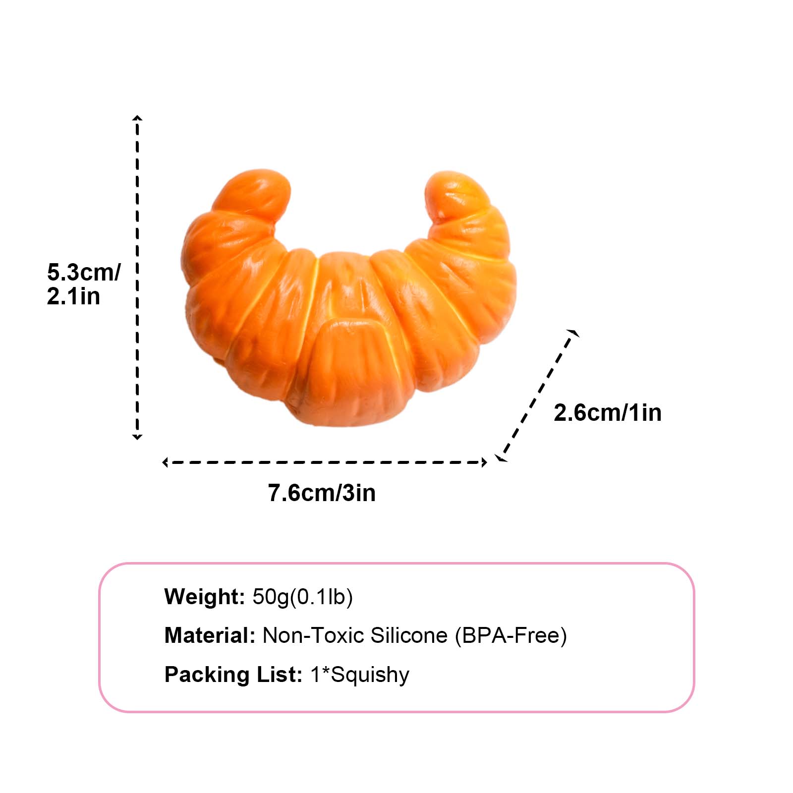 Croissant Taba Squishy