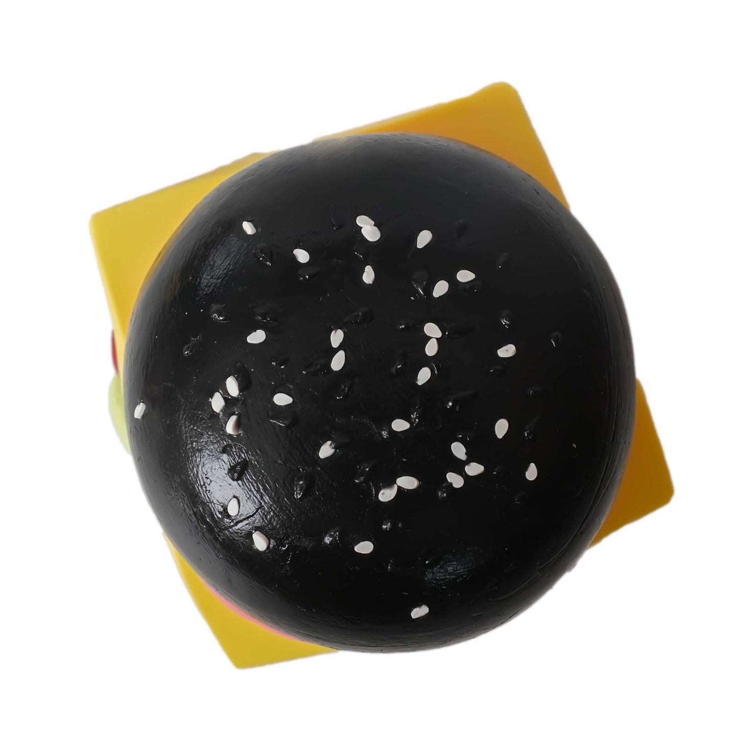 Black small Burger Taba Squishy
