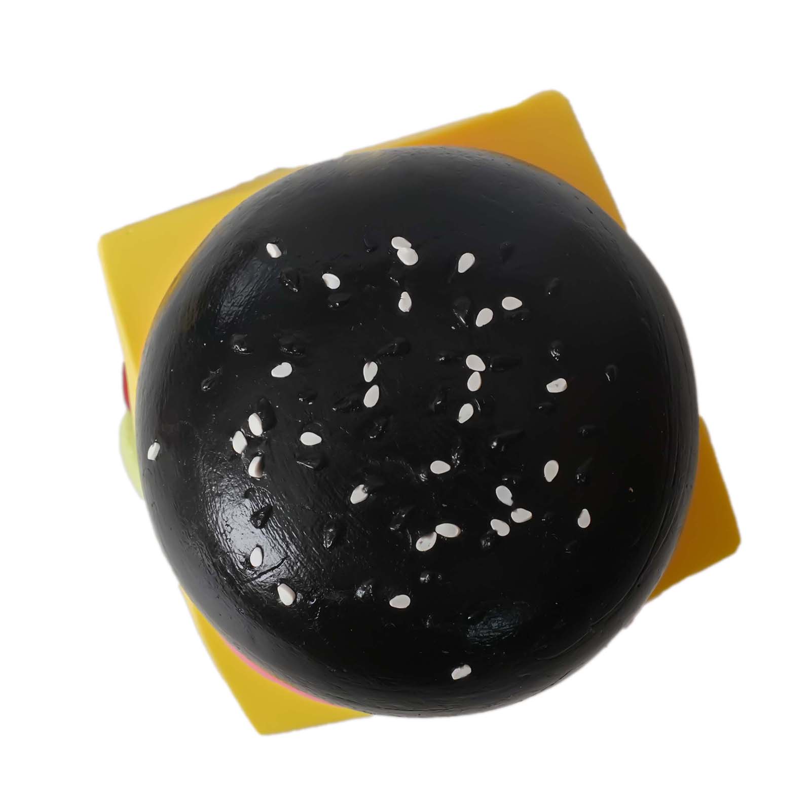 Black small Burger Taba Squishy
