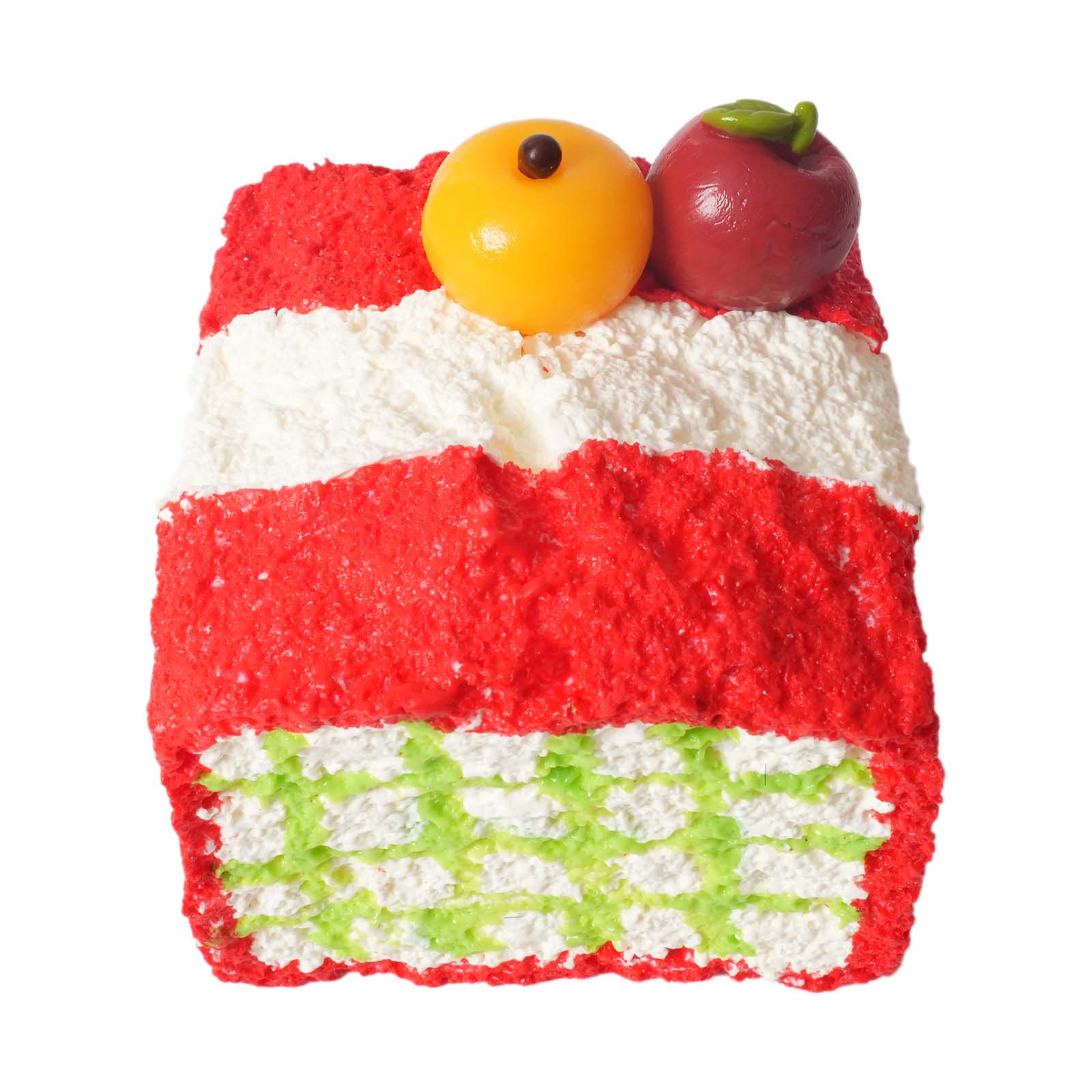 Three-Layer Apple Toast Taba Squishy