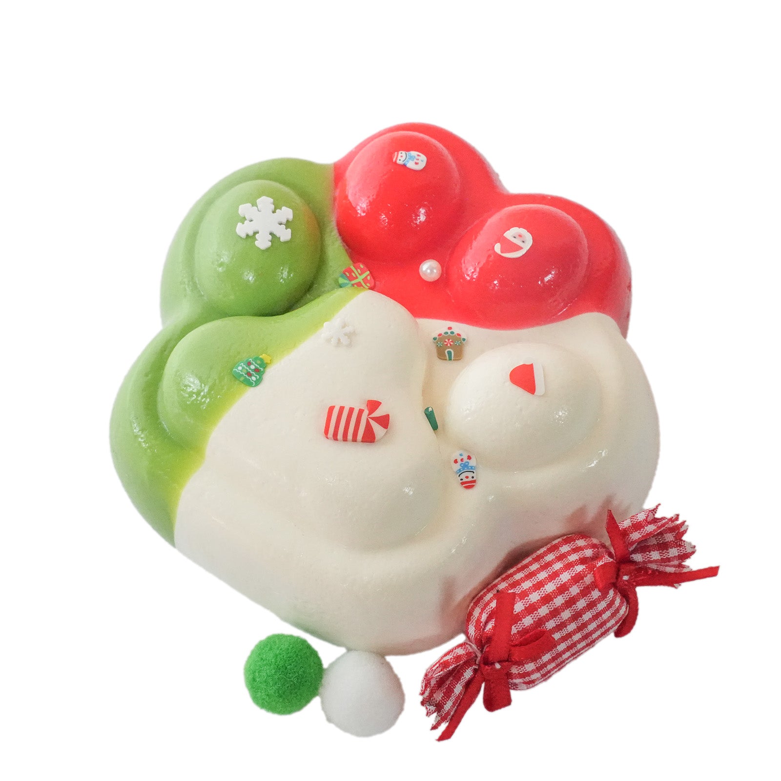 Christmas Cat Paw Taba Squishy