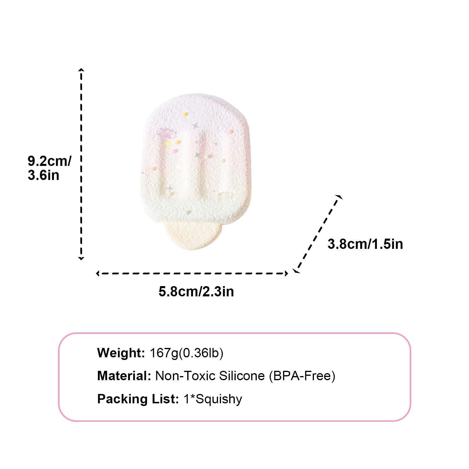 Colorful Popsicles Taba Squishy