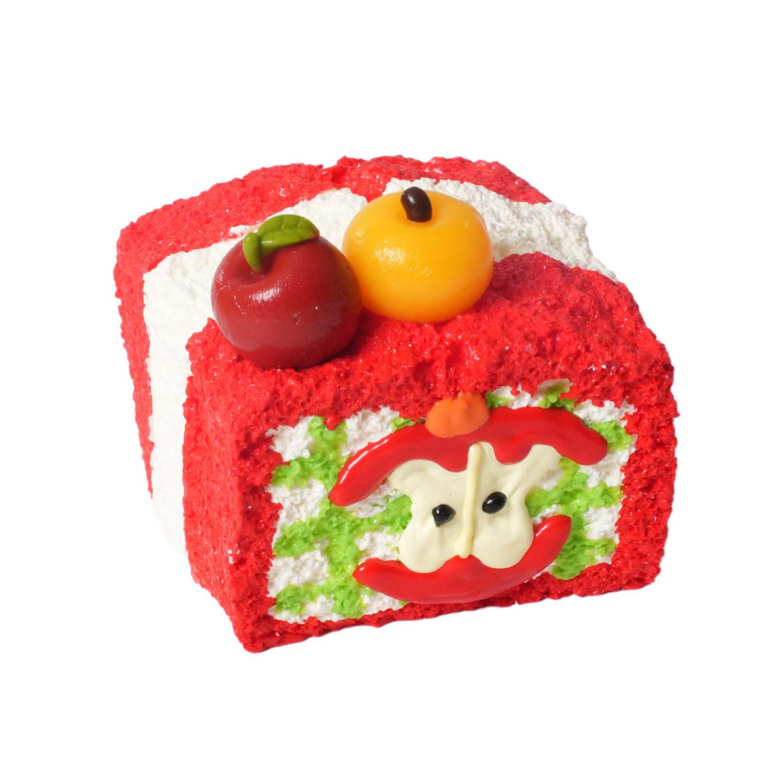 Three-Layer Apple Toast Taba Squishy