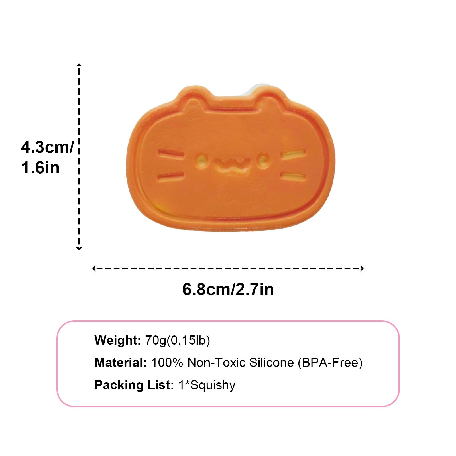 Cheese cat Taba Squishy