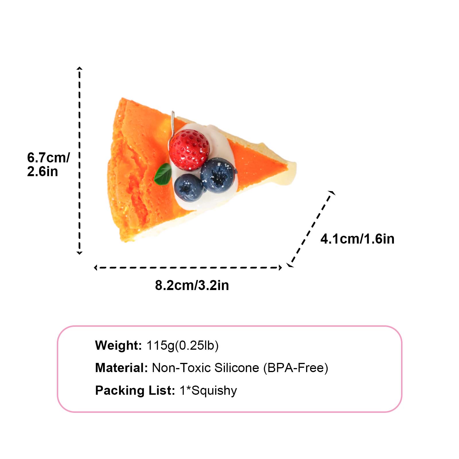 Basque Cake Taba Squishy