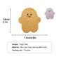 Brown gingerman Taba Squishy