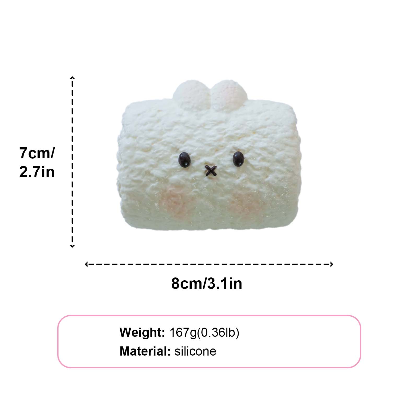 Miffy Roll Taba Squishy