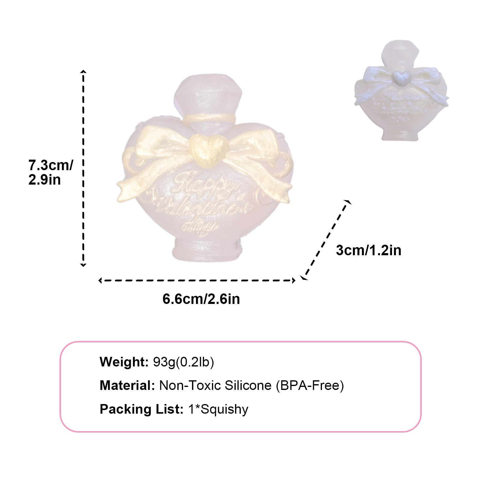 Pink Perfume & Pearl Perfume Taba Squishy