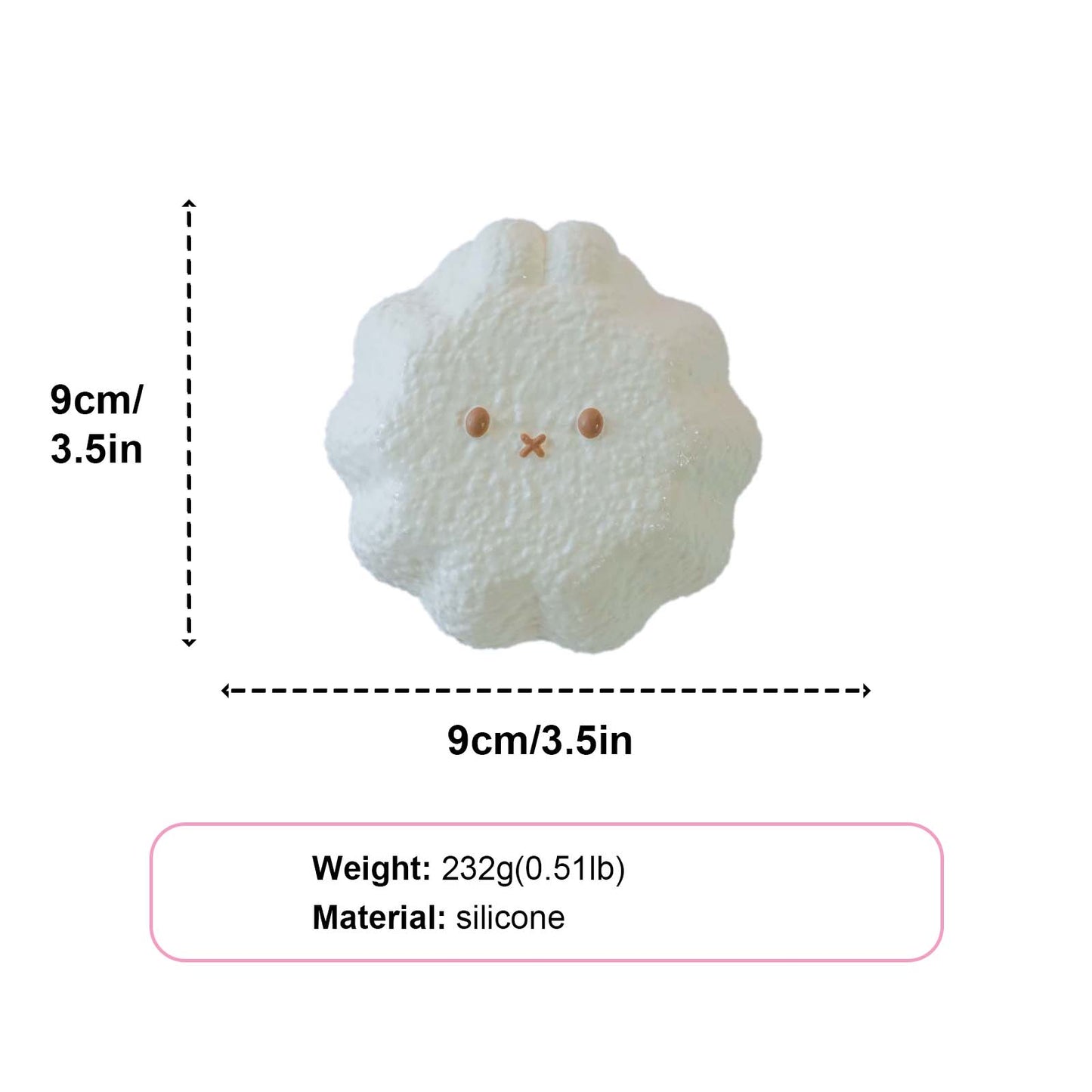 Miffy Pudding Taba Squishy