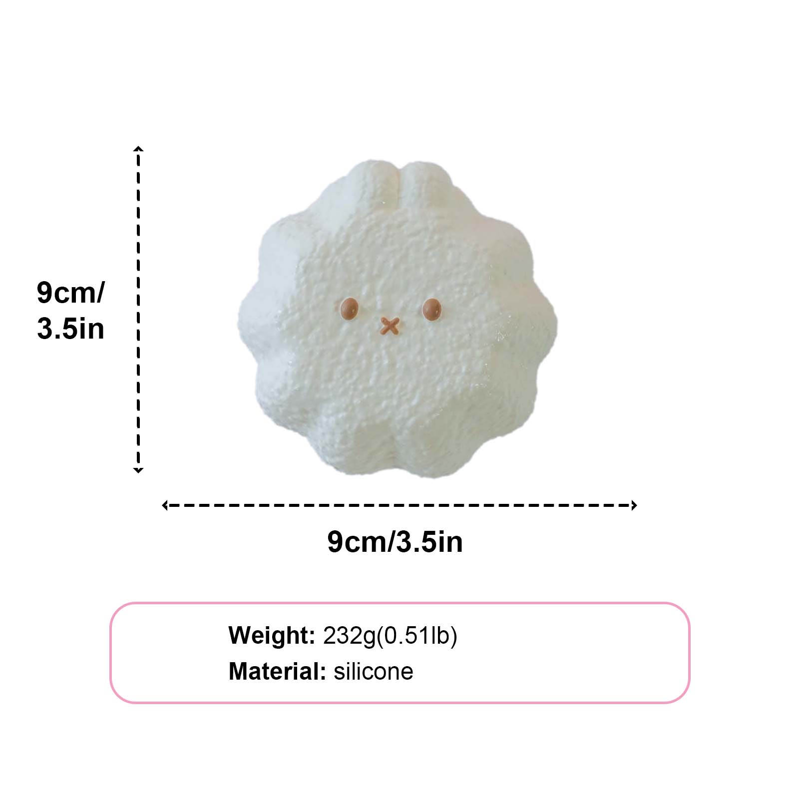 Miffy Pudding Taba Squishy