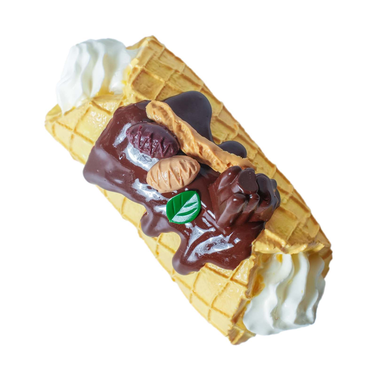 Waffle Roll Taba Squishy