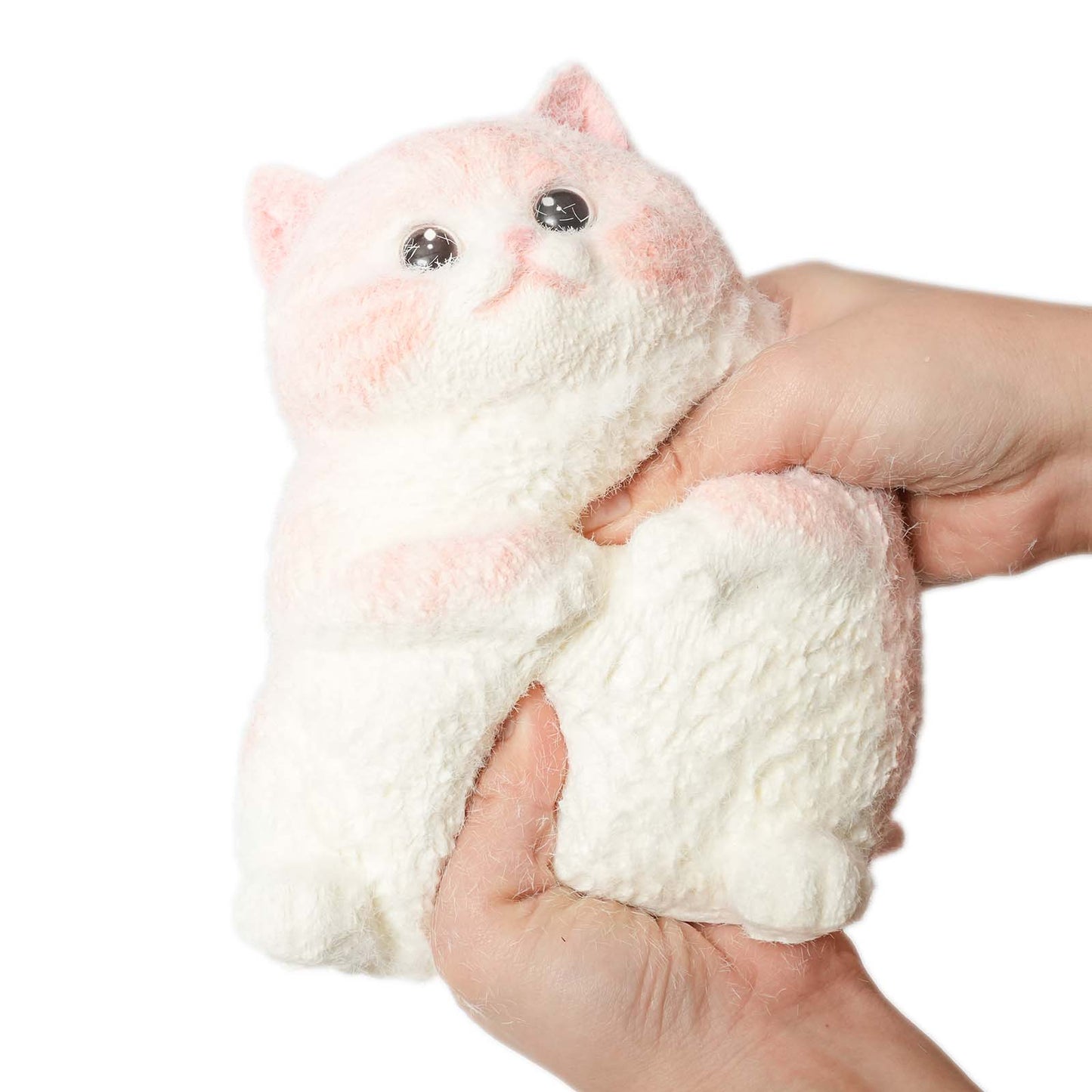 Giant Creamy Pink Cat Taba Squishy