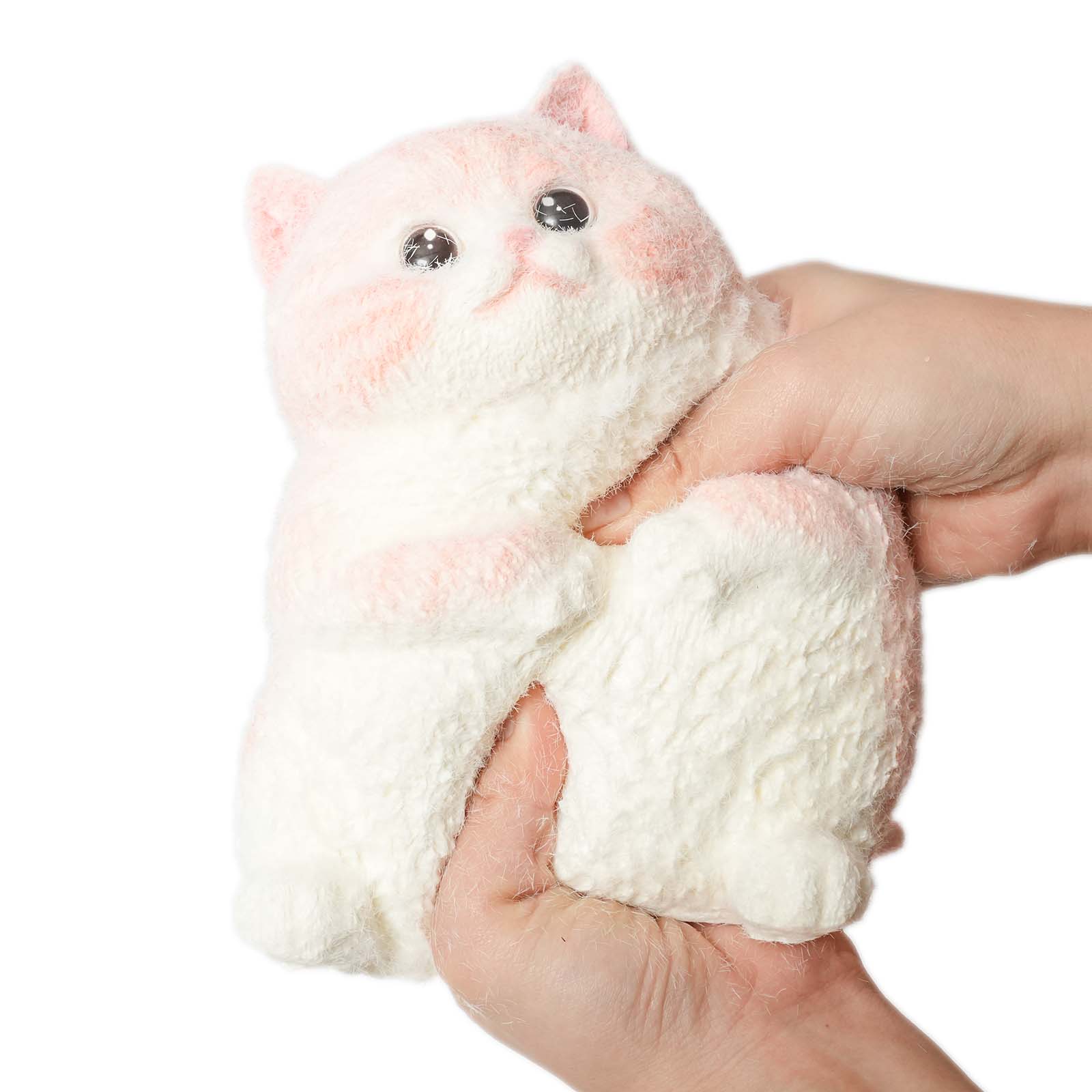 Giant Creamy Pink Cat Taba Squishy