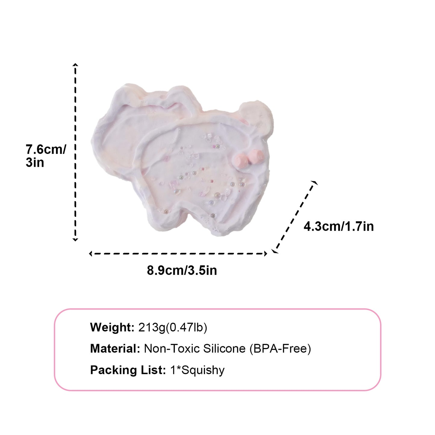 Iced Kitten Taba Squishy