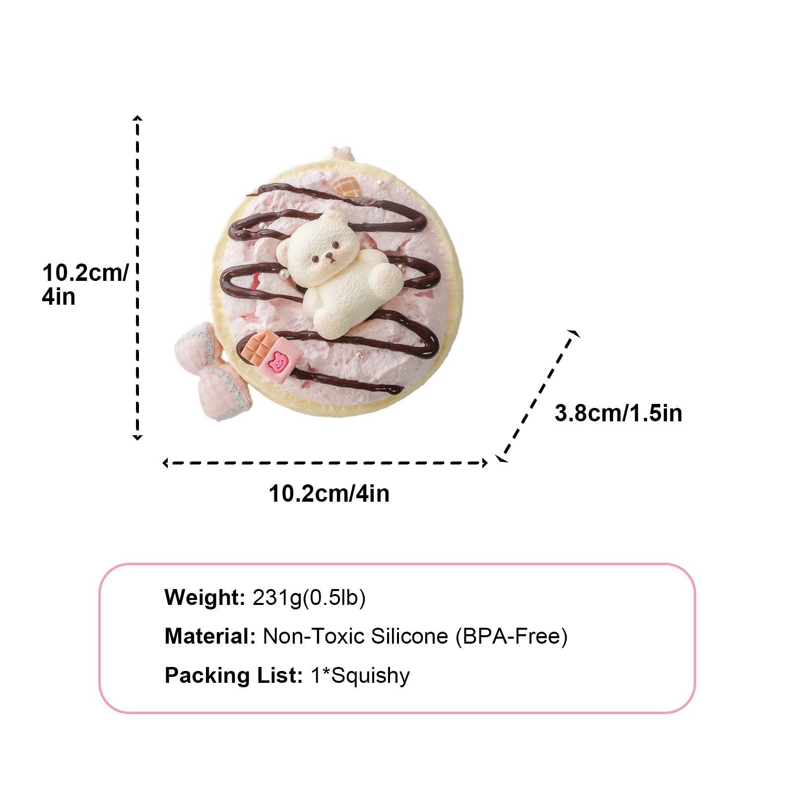 Bear Donut Taba Squishy