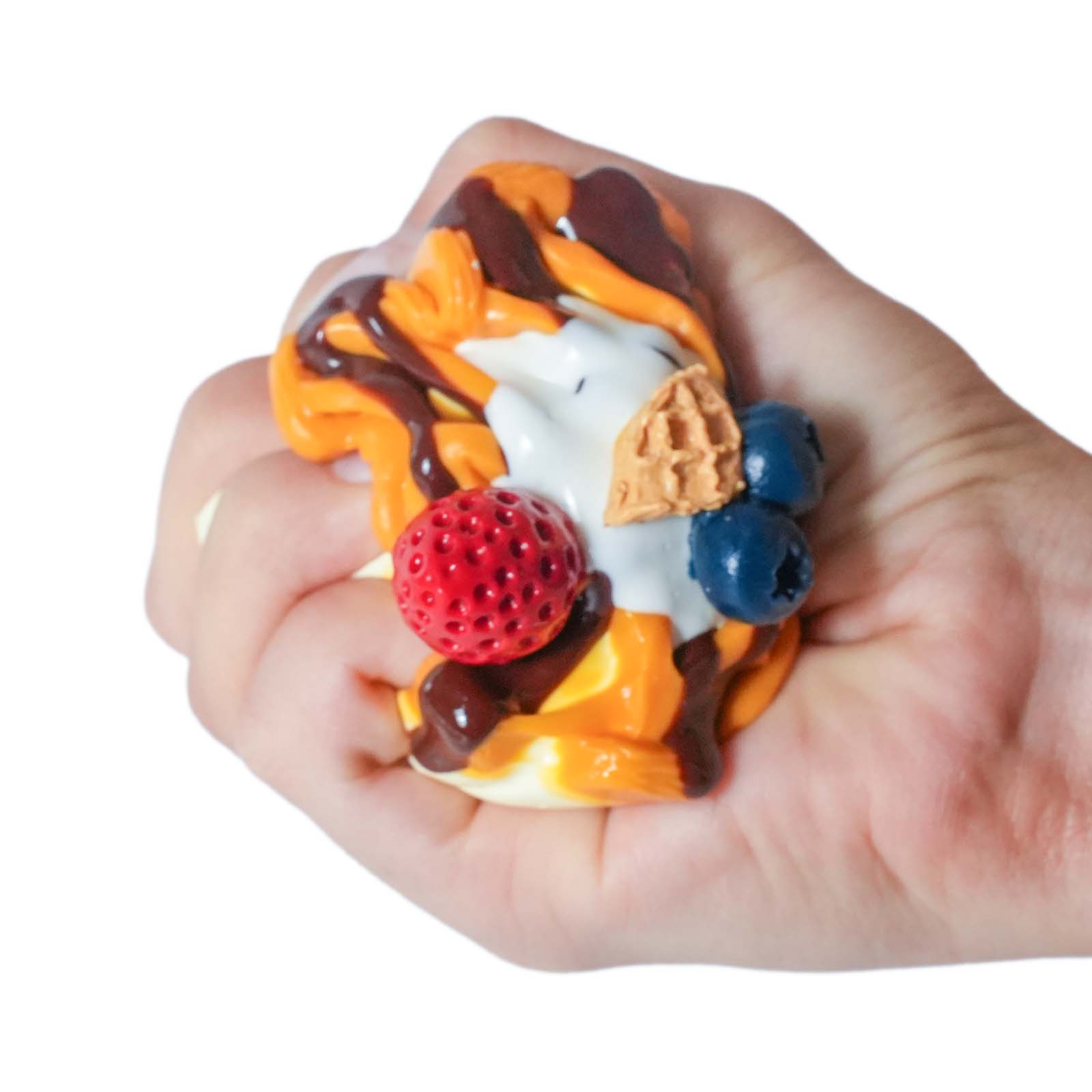 Heart Waffle Taba Squishy