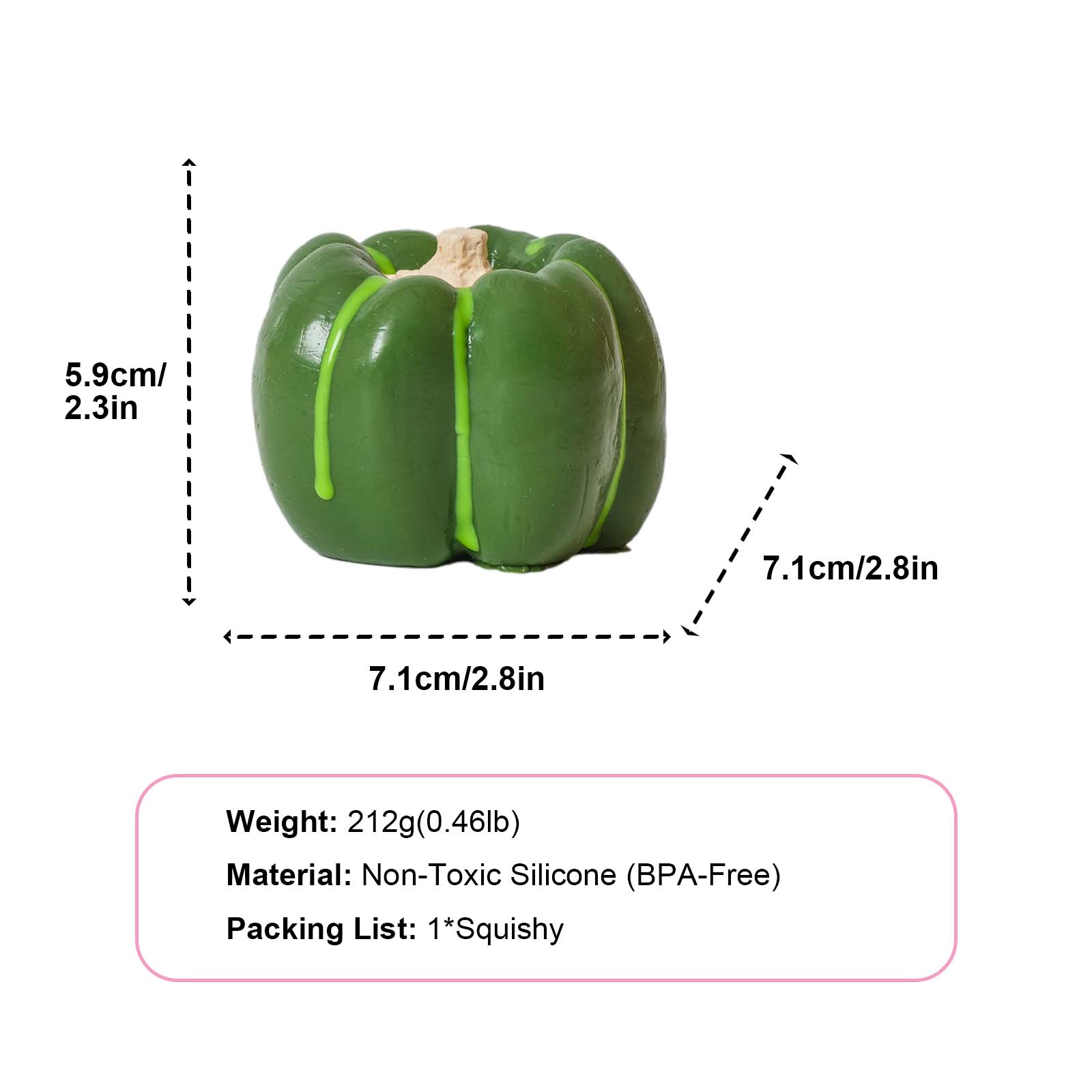 Green Pumpkin Taba Squishy