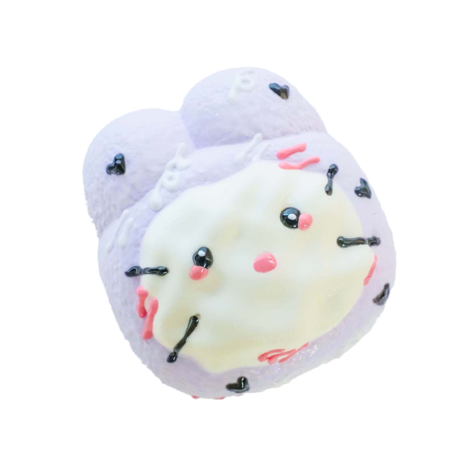 Purple cream bunny Taba Squishy