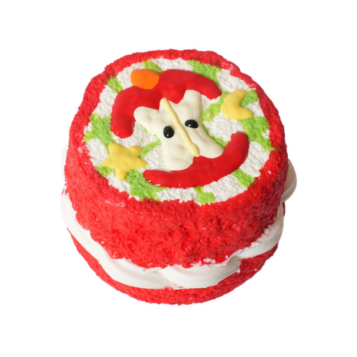 Round Apple Toast Taba Squishy