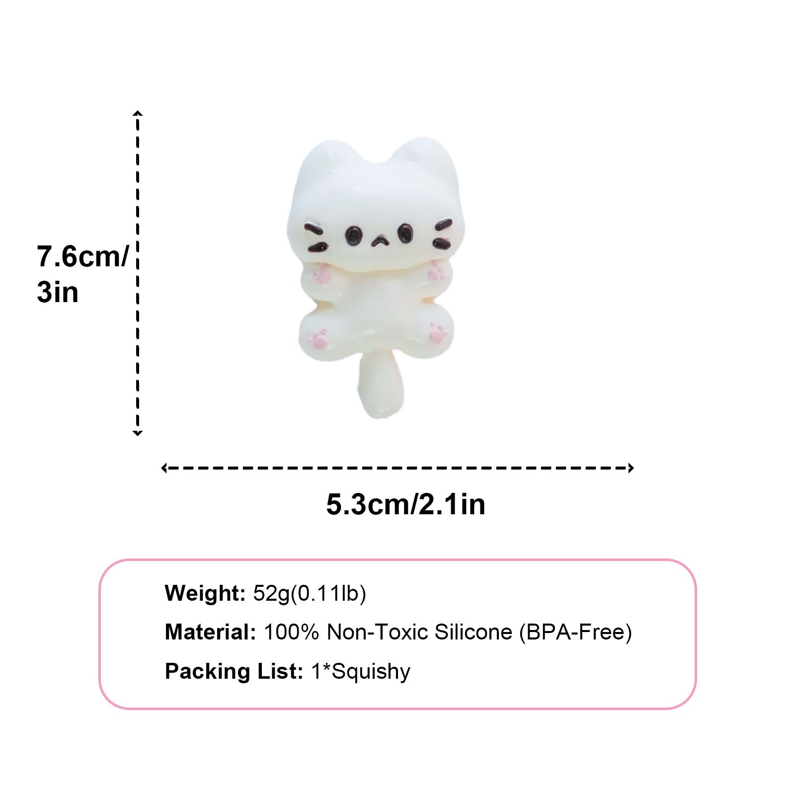 Milk-Tail Cat Taba Squishy