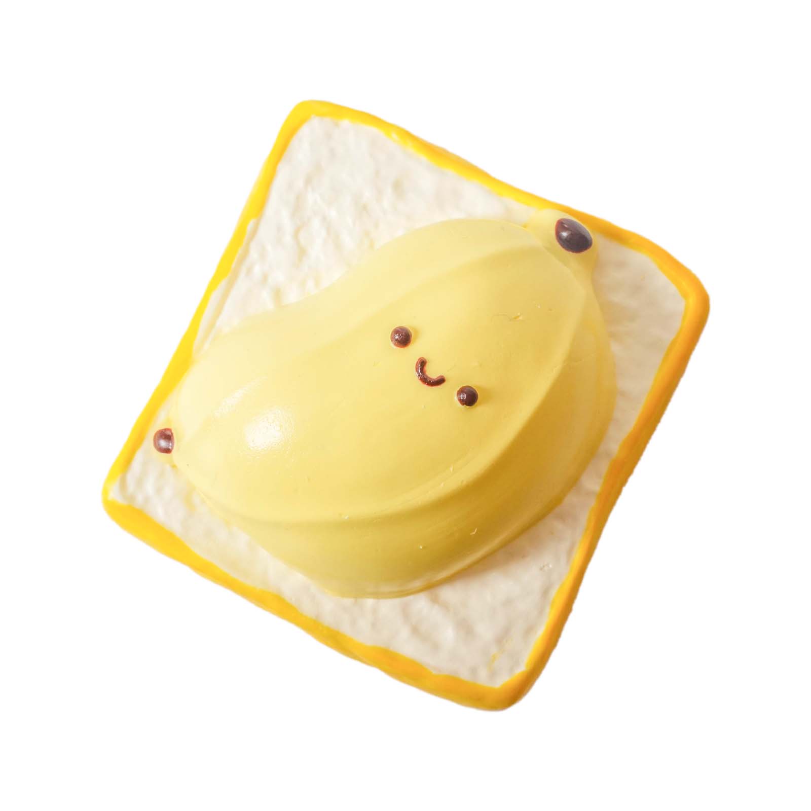 Smiling Banana Toast Taba Squishy