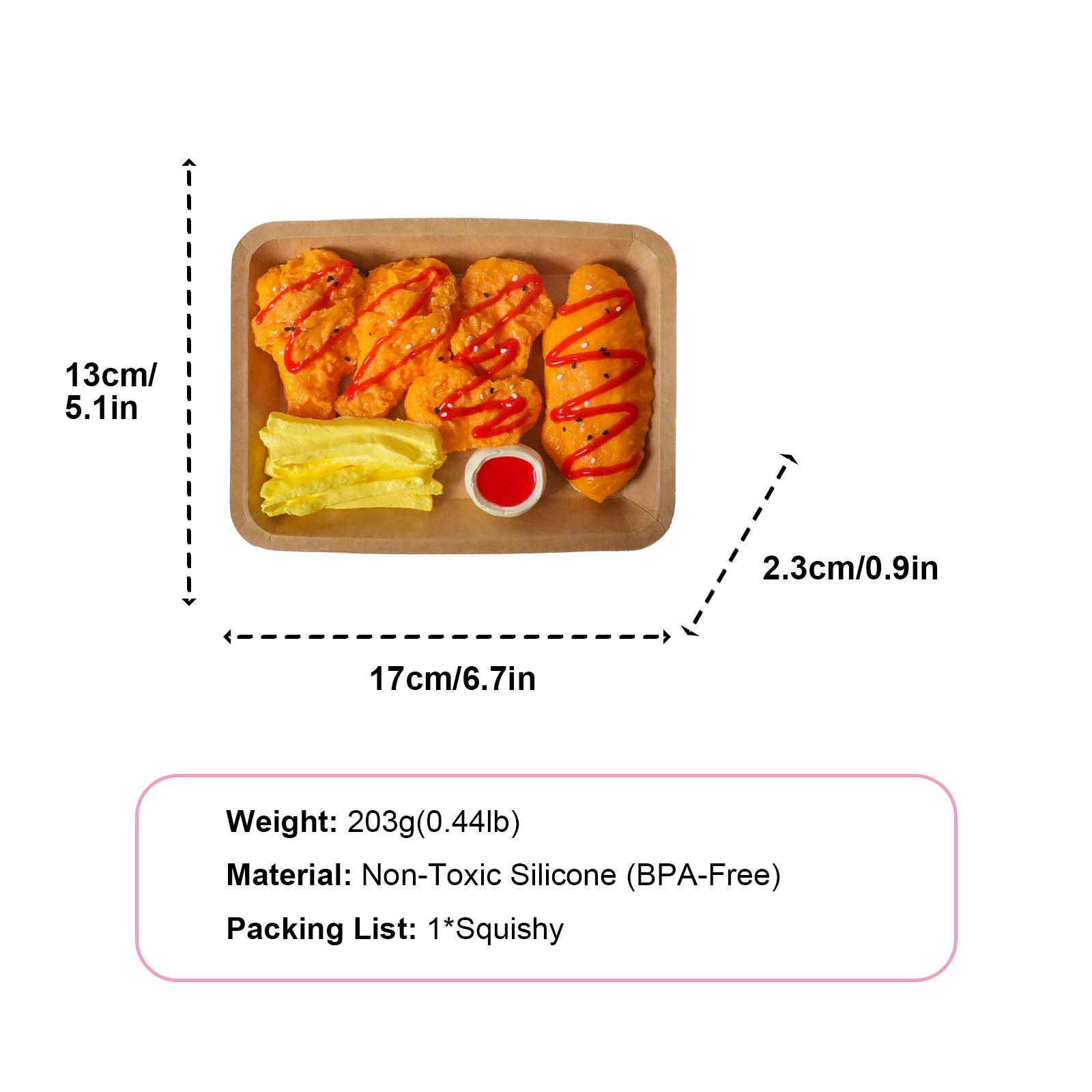 Fried Chicken Platter Taba Squishy