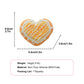 Heart Pumpkin Pie Taba Squishy