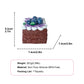 Blueberry Layer-cake Taba Squishy