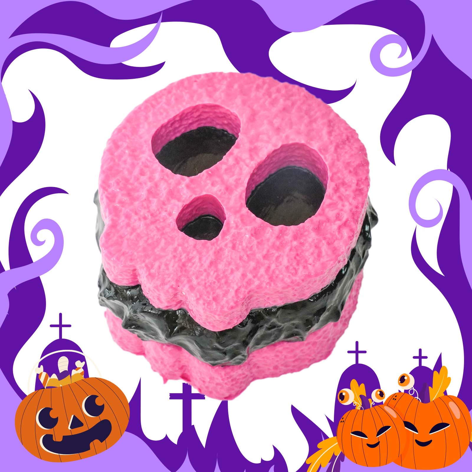 Holloween skull Taba Squishy