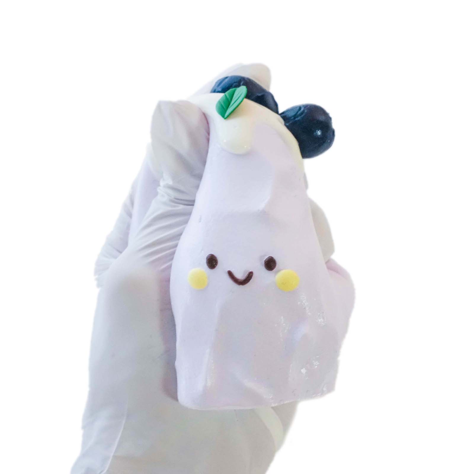 Smiling Eggplant baby Taba Squishy