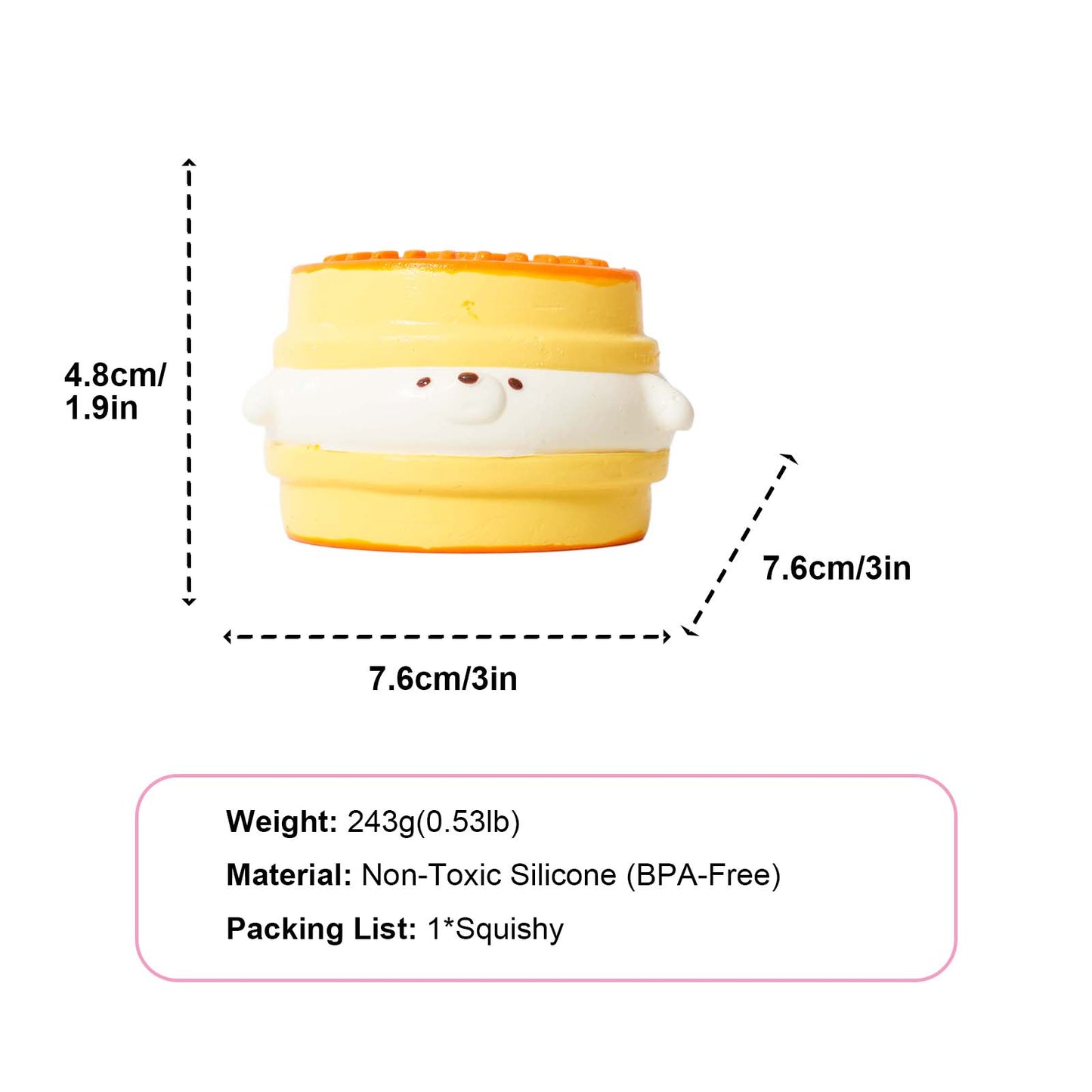 Gold Coin Doggy Taba Squishy