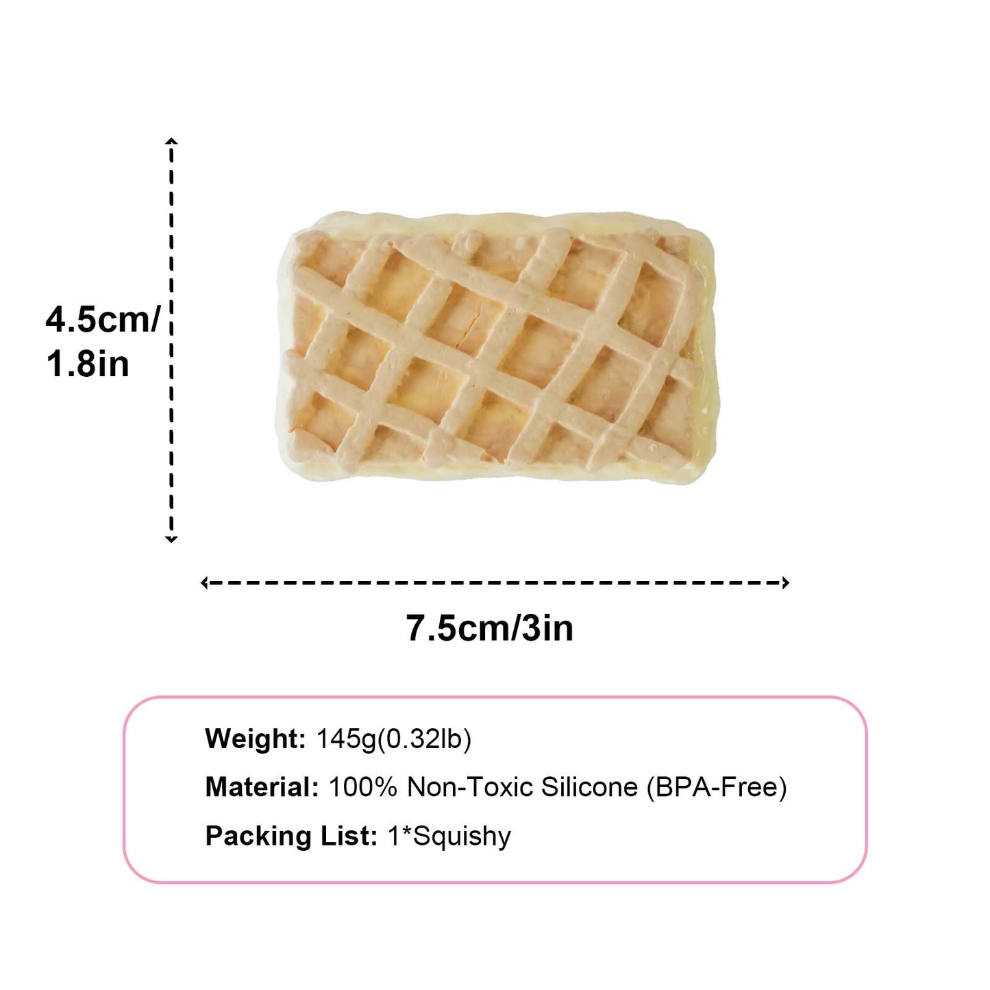Waffle Cookies Taba Squishy