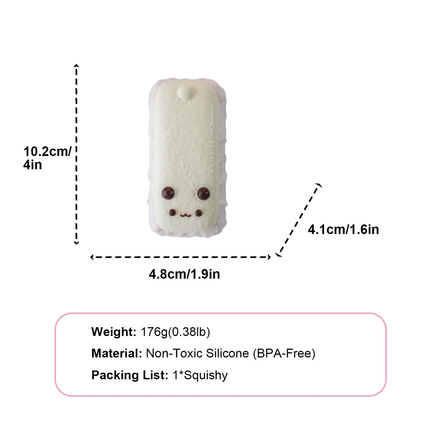 Long Bear Taba Squishy