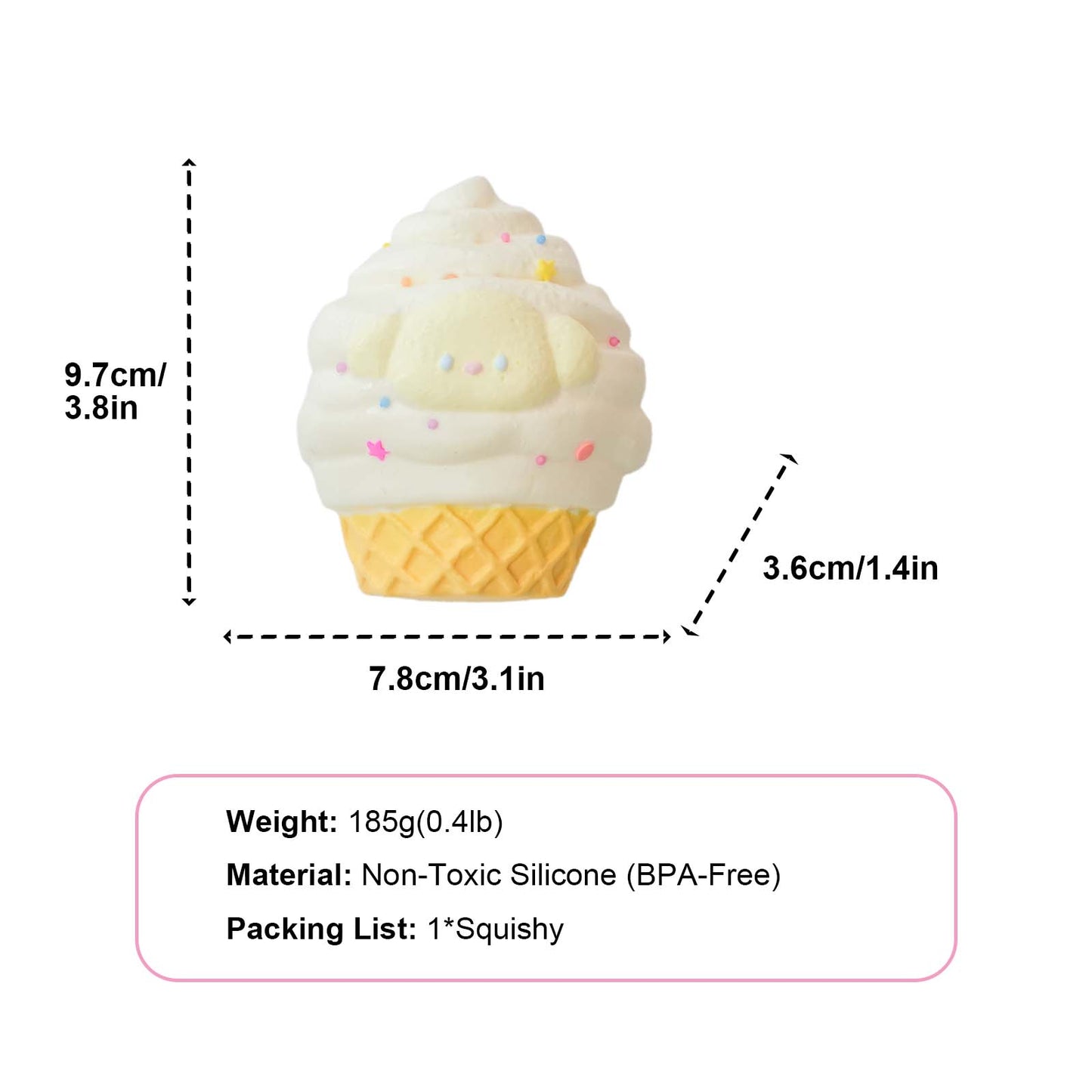 Puppy icecream Taba Squishy