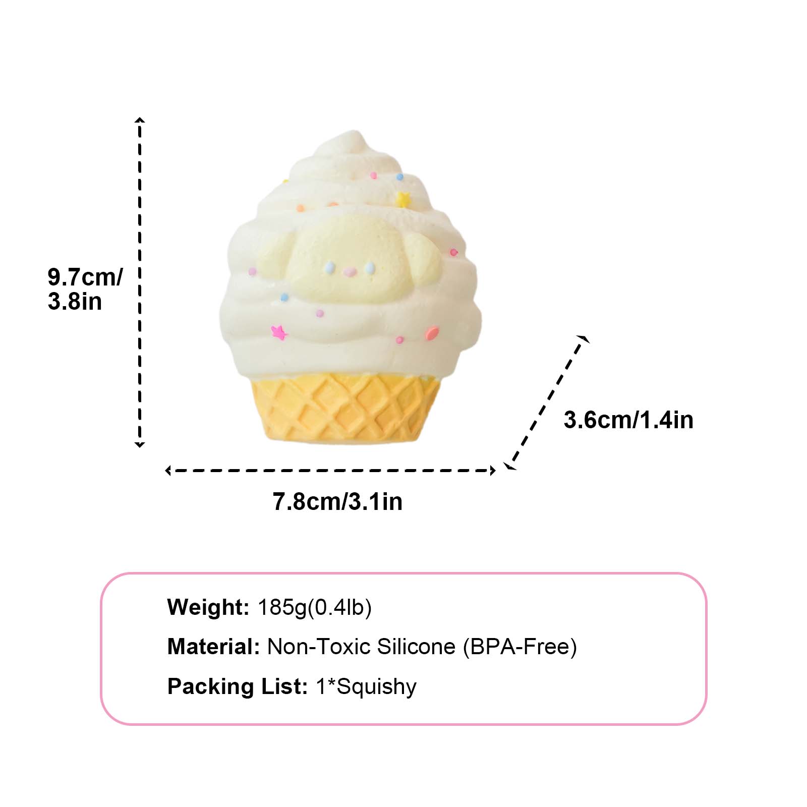 Puppy icecream Taba Squishy