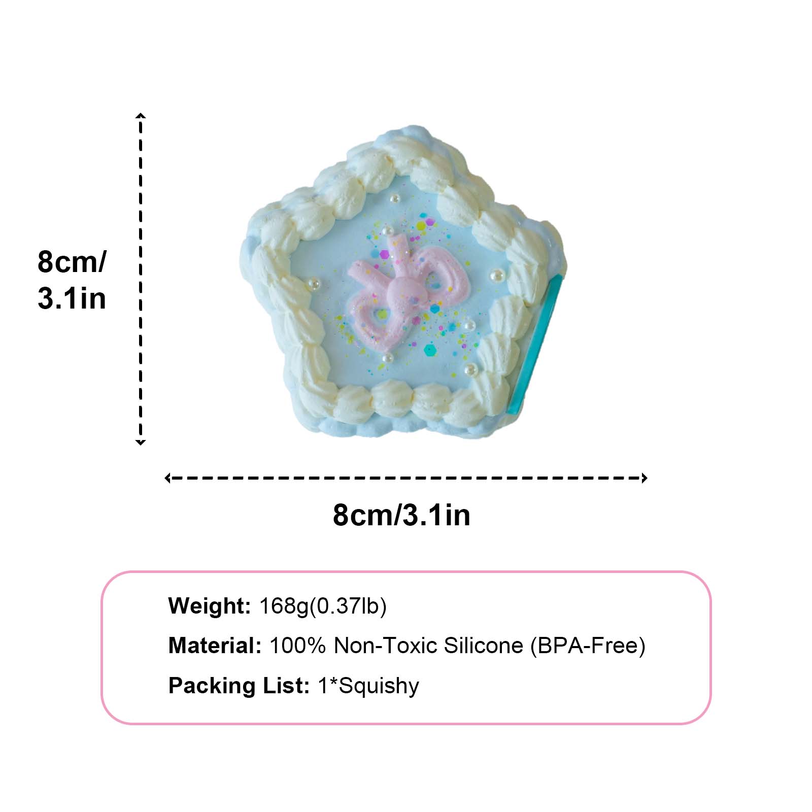 Blue star cake Taba Squishy
