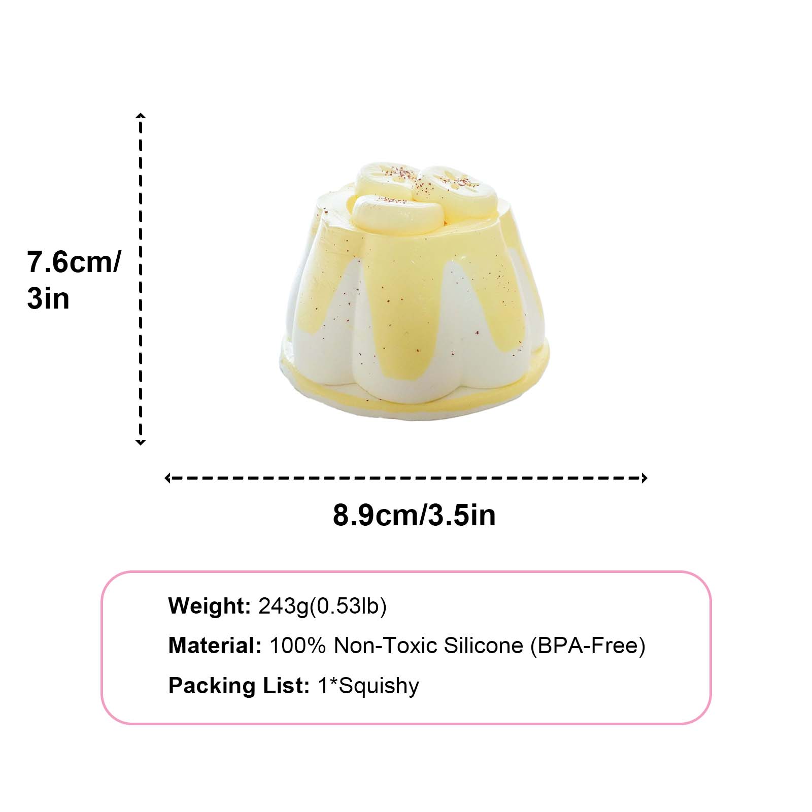 Banana pudding Taba Squishy